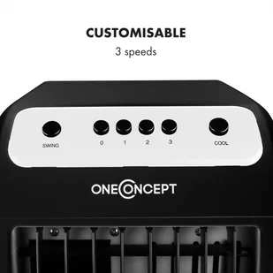 Wentylator OneConcept OneConcept Caribbean Blue schładzacz odświeżacz powietrzawentylator 70W biały/ ACO3-CarribeanBlueW - Wentylatory - miniaturka - grafika 8