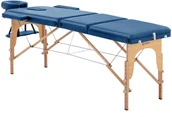 Stoły i łóżka do masażu - Physa Składany stół do masażu MARSEILLE BLUE niebieski - miniaturka - grafika 1