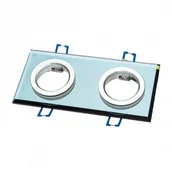 Lampy pozostałe - EKO-LIGHT EKO-LIGHT EKOS926 OCZKO SUFITOWE Black Square 2xGU10 - miniaturka - grafika 1