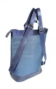 Jennifer Jones Stylowy i Elegancki Plecak Wodoodporny JJ4097 GRANATOWY - Torebki damskie - miniaturka - grafika 3