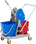 Wózki serwisowe - ulsonix Wózek do sprzątania - 2 x 20 l UNICLEAN 11 - 3 LATA GWARANCJI UNICLEAN 11 - miniaturka - grafika 1