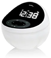 Zegary - Technoline , WT 500 klasy premium radiobudzik, biało-czarna, 14,5 x 14,5 x 12,5 cm WT 500 PREMIUM - miniaturka - grafika 1