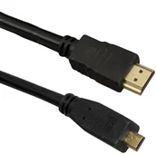 Huby USB - Esperanza Kabel HDMI EB203 HDMI MICRO/HDMI 1,5m czarny EB203 - miniaturka - grafika 1
