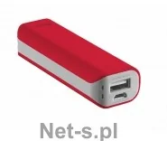 Trust Powerbank 2200 mAh Primo Urban Revolt 21223 Czerwony - Powerbanki - miniaturka - grafika 2