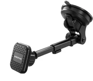 Uchwyty samochodowe do telefonów - BOROFONE Borofone Uchwyt samochodowy magnetyczny na szybę i kokpit (Czarny) BFO-BH21 - miniaturka - grafika 1