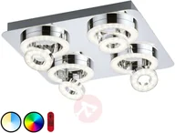 Systemy inteligentnych domów - Leuchten Direkt Lampa sufitowa LED LOLAsmart Tim - miniaturka - grafika 1