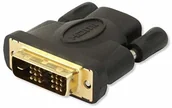 Adaptery i przejściówki - Techly Adapter HDMI/DVI 19 °F/18 + 1 m Black - miniaturka - grafika 1