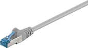 Kable miedziane - Goobay Patchcord S/FTP Cat6a LSZH 1.5m szary 95602 95602 - miniaturka - grafika 1