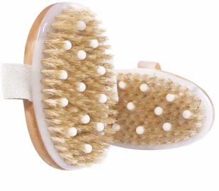 Szczotka Do Masażu Ciała Na Sucho Mokro Naturalna - Szczotki do masażu - miniaturka - grafika 2