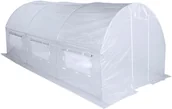 Szklarnie ogrodowe - Home&Garden Tunel foliowy 250 x 500 cm (12,5 m2) biały 603600 - miniaturka - grafika 1