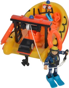 Simba Strażak Sam, łódź ratownicza Neptun, zestaw, 925-1047 - Figurki dla dzieci - miniaturka - grafika 23