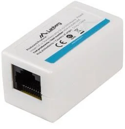 LANBERG Adapter złączka sieciowa RJ45 x2 kat.5e + EKSPRESOWA AD-RJ45-RJ45-OU5 - Wtyczki i adaptery - miniaturka - grafika 3