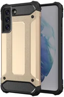 Etui i futerały do telefonów - Hurtel Hybrid Armor pancerne hybrydowe etui pokrowiec Samsung Galaxy S21 FE złoty - miniaturka - grafika 1