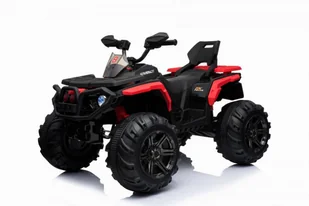 Super-Toys MEGA WIELKI QUAD MAVERICK Z NAPĘDEM 4X4, AMORTYZATORY, MIĘKKIE KOŁA,/BBH3588 BBH-3588-CZERWONY - Pojazdy elektryczne dla dzieci - miniaturka - grafika 5
