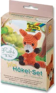 Zabawki kreatywne - Folia Zestaw do szydełkowania "Lis" - 8+ - miniaturka - grafika 1