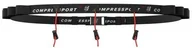 Pozostały sprzęt i akcesoria do ćwiczeń - Compressport Pasek na numer startowy RACE BELT 2020 czarny - miniaturka - grafika 1