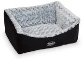 Legowiska dla psów - Nobby Arusha komfortowe łóżko dla psów, prostokątne, czarny - miniaturka - grafika 1
