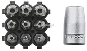Klucze i nasadki - TENG TOOLS Zestaw grotów TPXP chwyt kwadratowy 1/4" 160910105 M1410T5 - miniaturka - grafika 1