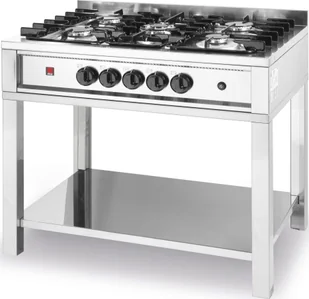 Hendi Kuchnia gazowa 5-palnikowa na podstawie otwartej 225806 - Piece, kotły  i płyty grzejne gastronomiczne - miniaturka - grafika 2