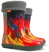 Buty dla dziewczynek - Demar Kalosze dziecięce HAWAI LUX EXCLUSIVE ED (28-35) - Duża 0449ED - miniaturka - grafika 1