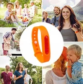 Zwalczanie i odstraszanie szkodników - Opaska na komary bransoletka odstraszacz silikon - miniaturka - grafika 1