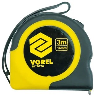 Vorel Miara zwijana żółto-czaran 7,5 m x 19 mm 10109 - Poziomice, łaty, miary - miniaturka - grafika 2