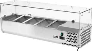 Yato WITRYNA CHŁODNICZA NADSTAWNA 5x1/4 GN YG-05320 - Szafy i witryny chłodnicze - miniaturka - grafika 2