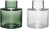 Wazony i flakony - Hubsch Wazony zielony i bezbarwny szklane 2 szt. 481203 - miniaturka - grafika 1