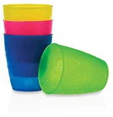 Kinder party - Nby Nuby ID65662 kubek do picia z polipropylenu, 4 sztuki - miniaturka - grafika 1