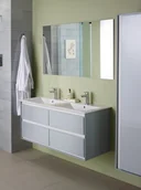 Szafki łazienkowe - Ideal Standard Connect Air Szafka pod umywalkę 120x51,7x44 cm jasnoszare drewno/biała mat E0822PS - miniaturka - grafika 1