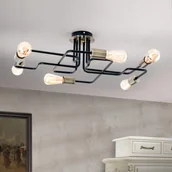 Lampy sufitowe - Orion Lampa sufitowa Jailhouse, 6-punktowa - miniaturka - grafika 1