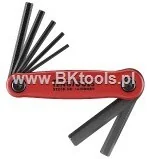 Zestawy narzędziowe - TENG TOOLS Klucze imbusowe zestaw 2.5-10 mm 7 szt 231810300 1476N MM1 - miniaturka - grafika 1