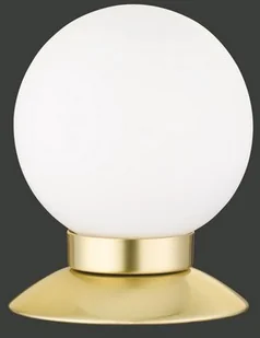 Reality Leuchten lampa lampy stołowe, szkło, zintegrowana, 3 W, chrom, 10 x 10 x 13 cm, mosiądz matowy, 10 x 10 x 13 cm R52551908 Princess - Lampy stojące - miniaturka - grafika 2