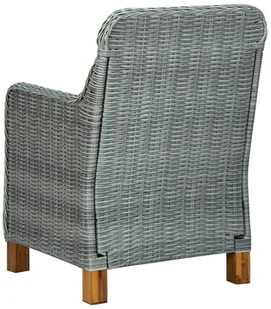 vidaXL 7-częściowy zestaw mebli ogrodowych jasnoszary 3067853 - Meble ogrodowe - miniaturka - grafika 11