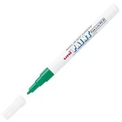 Markery permanentne - Uni PX-21 Marker lakierowy okrągły cienki - Paint 0,8-1,2mm zielony - miniaturka - grafika 1