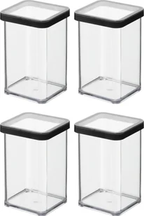 Rotho Zestaw 4 pojemników na żywność 1 L LOFT LOFTC4 - Pojemniki kuchenne - miniaturka - grafika 2