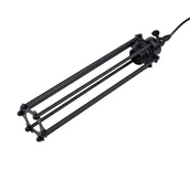 Lampy sufitowe - Abigali Retro LAMPA wisząca RETRO KRS-E27 Abigali industrialna OPRAWA metalowy ZWIS klatka czarna KRS-E27 - miniaturka - grafika 1