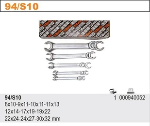 Beta KPL.KLUCZY OCZKOWYCH 8-32MM 10SZT 94/S10 - Klucze i nasadki - miniaturka - grafika 2