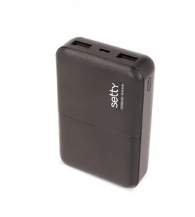 TelForceOne Power Bank Setty 10000 mAh czarny 8_2233244 - Powerbanki - miniaturka - grafika 2