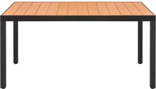 vidaXL 7-częściowy zestaw mebli ogrodowych, czarno-brązowy 3060055 - Meble ogrodowe - miniaturka - grafika 9