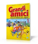 Książki do nauki języka włoskiego - Grandi amici 1 Corso di italiano per ragazzi - dostępny od ręki, wysyłka od 2,99 - miniaturka - grafika 1