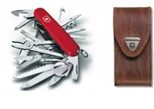 Scyzoryki - Victorinox SwissChamp 1.6795 + brązowe etui 1.6795.ETUB - miniaturka - grafika 1