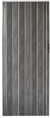 Drzwi wewnętrzne - Dzwi harmonijkowe Natura 001P-80-64 dąb grafitowy D.HAR. 001P-80-64 - miniaturka - grafika 1
