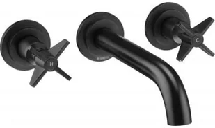 Deante Temisto Nero Bateria umywalkowa podtynkowa czarny mat BQTN54D - Baterie podtynkowe - miniaturka - grafika 2