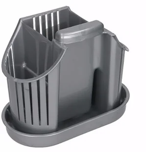 Ociekacz Na Sztućce 3 Komory Czerwony Suszarka - Suszarki do naczyń - miniaturka - grafika 4