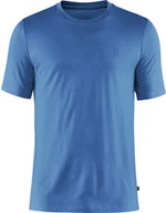 Odzież trekkingowa męska - Fjällräven Fjällräven Abisko Wełniana koszulka z długim rękawem Mężczyźni, uncle blue XL 2021 Koszulki treningowe z krótkim rękawem F87193-525-XL - miniaturka - grafika 1