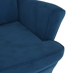 vidaXL Lumarko Fotel niebieski, aksamitny 324058 - Fotele - miniaturka - grafika 6