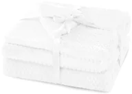 Koce - Amelia Home Koc 220x240 Shleepy gruby dwustronny biały AH/SHLE/WHI/220 - miniaturka - grafika 1