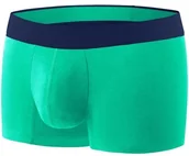 Majtki męskie - ComfyBalls COMFYBALLS Bokserki REGULAR COTTON zielono-granatowe - miniaturka - grafika 1