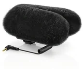 Akcesoria do słuchawek - Sennheiser aparat 506259 440" zapewnia ochronę przed wiatrem "MZH futro mikrofon" MKE-440" Czarny 506259 - miniaturka - grafika 1